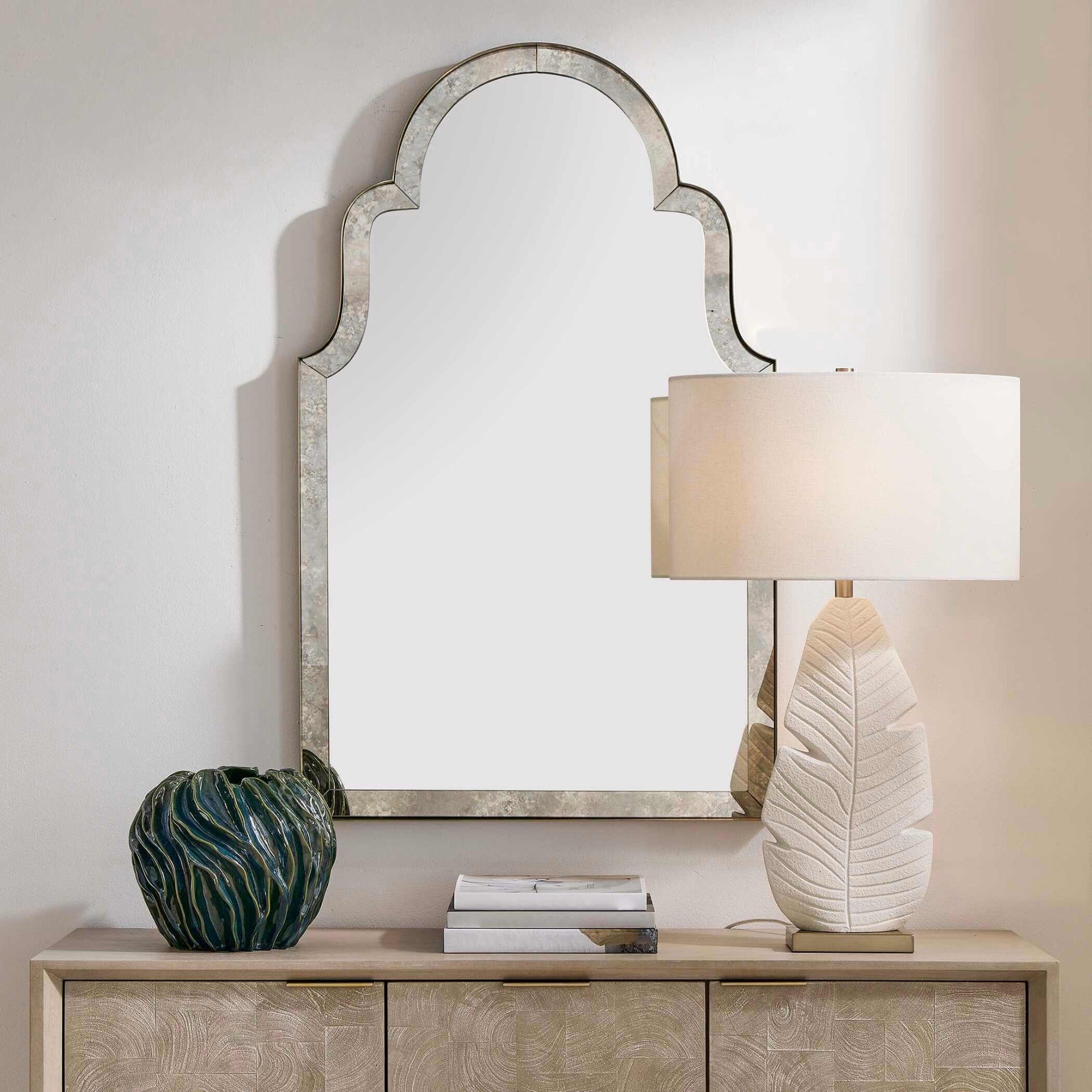 Brayden Antique Arch Mirror by Uttermost