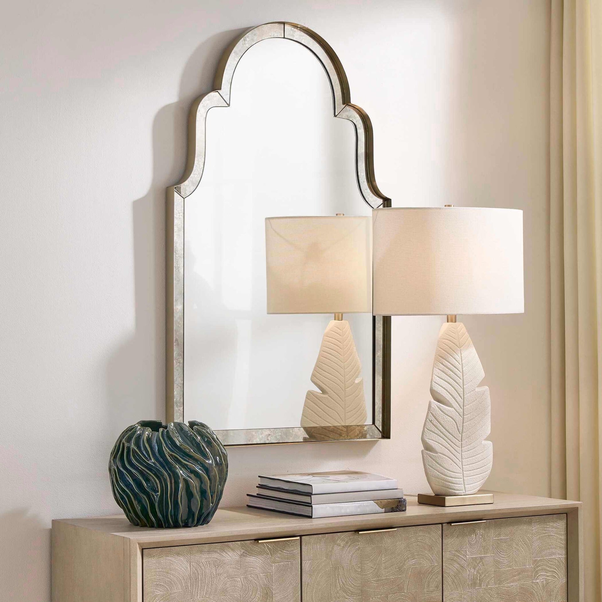 Brayden Antique Arch Mirror by Uttermost