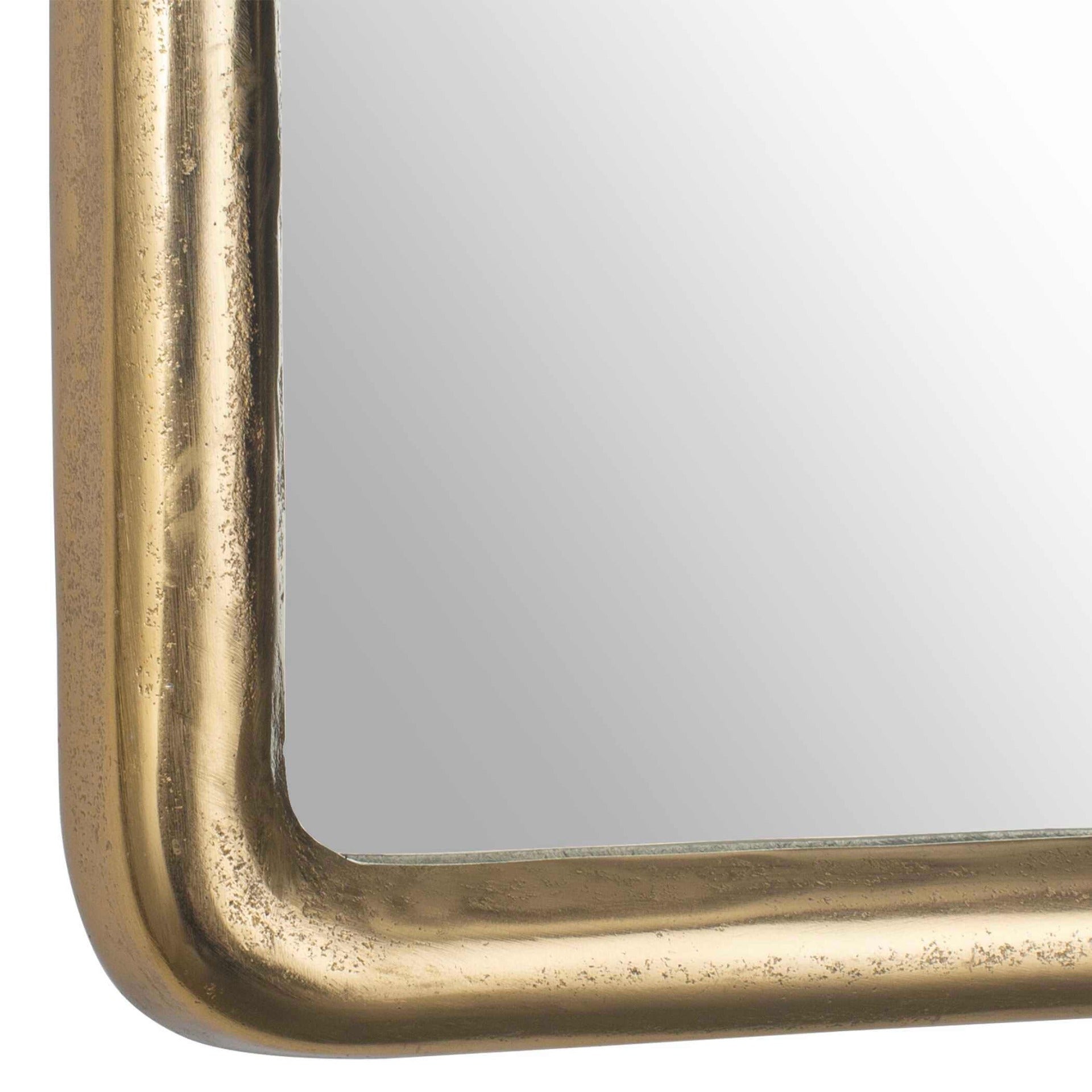 Burton Indoor-Outdoor Brass Mirror by Uttermost