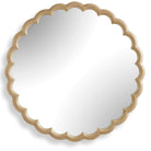 Cerrito Burnished Ivory Round Mirror by Uttermost