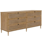 Coast 6 Drawer Rattan Chest of Drawers Uttermost