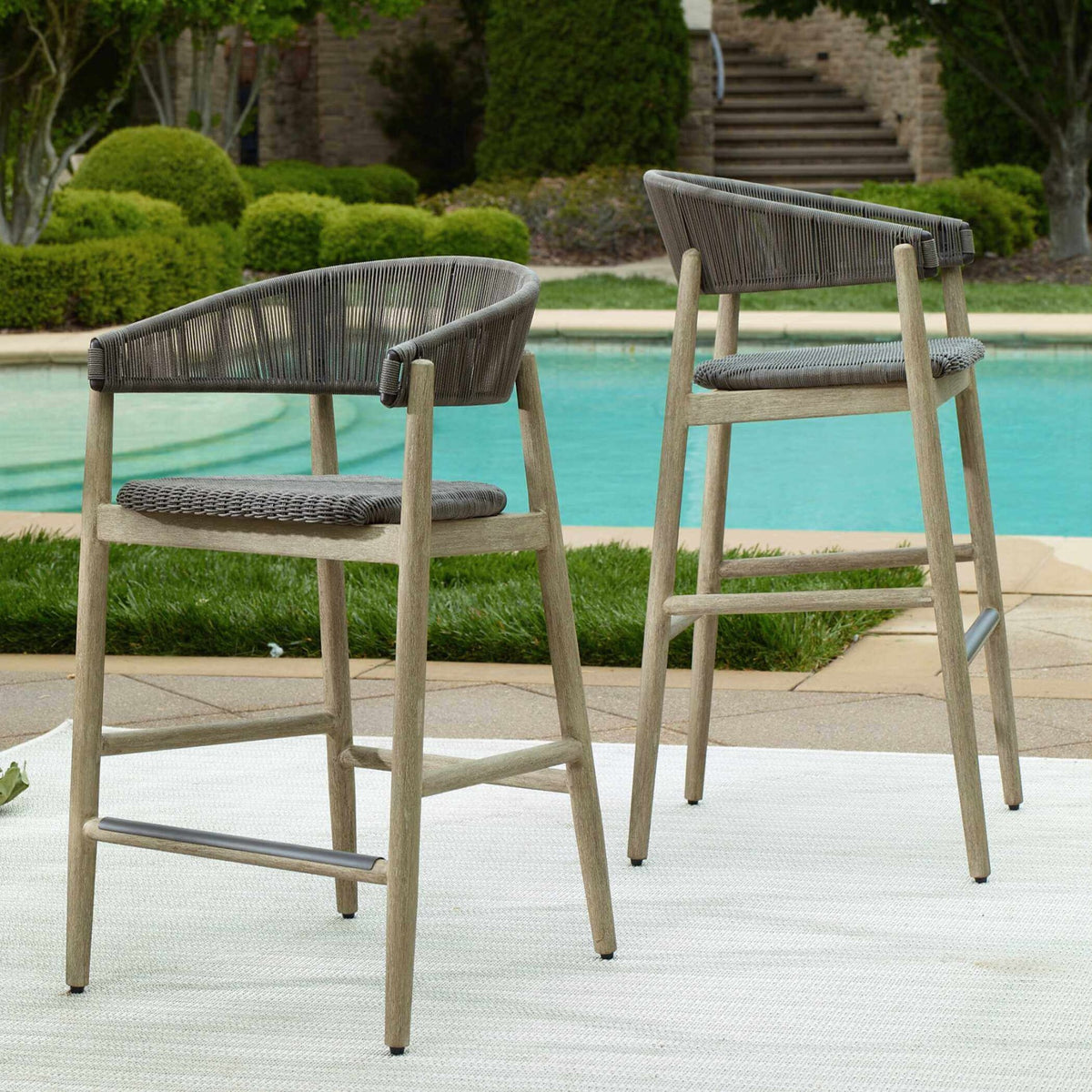 Dermott Outdoor Bar Stool by Uttermost