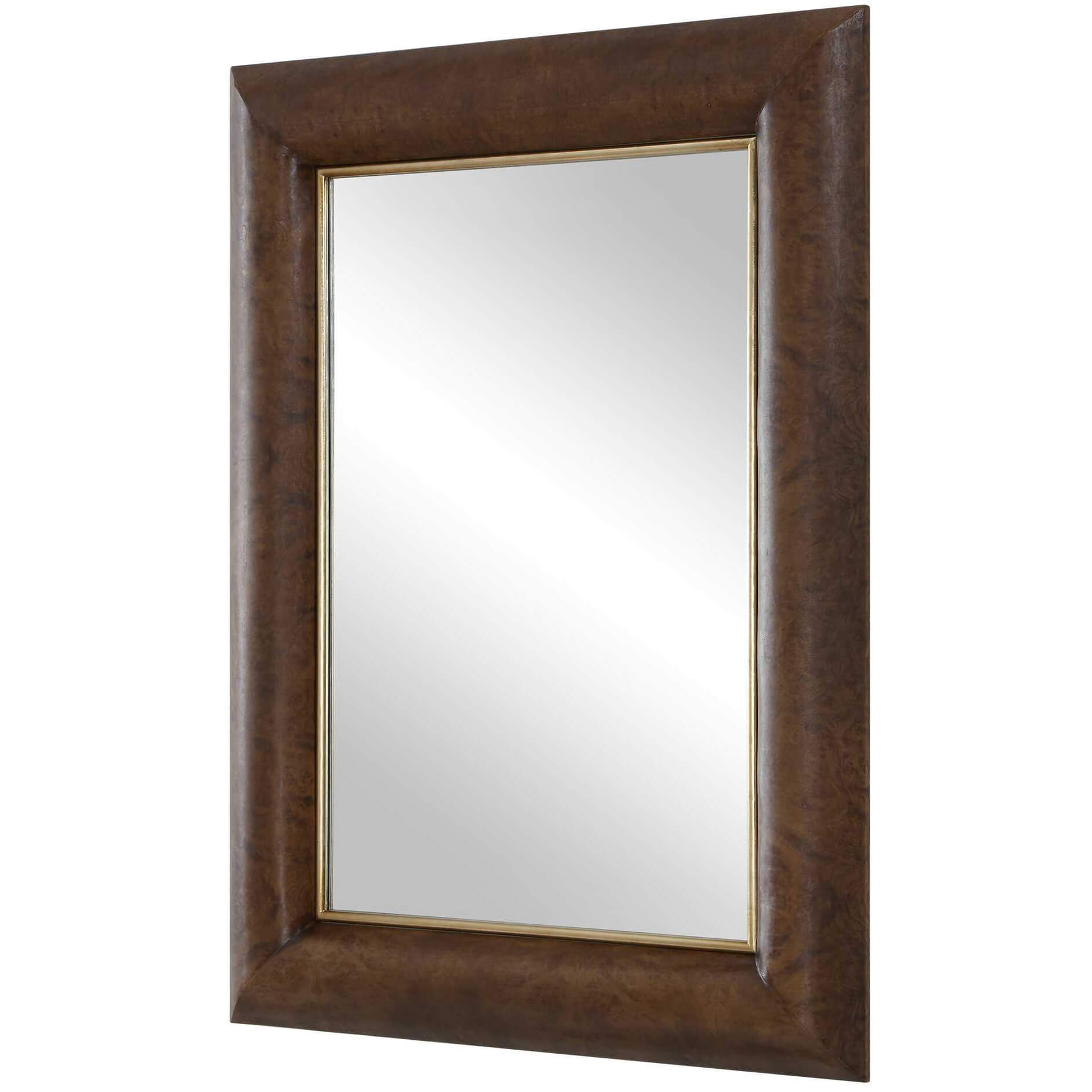 Donovan Wood Rectangular Mirror by Uttermost