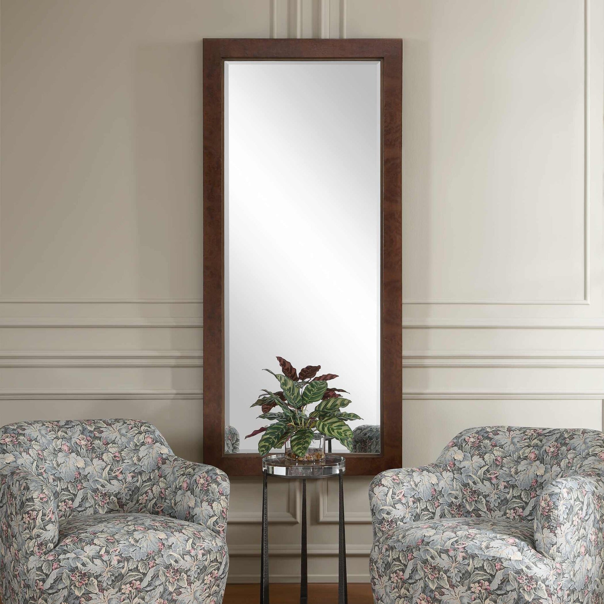 Durant Tall Wood Mirror by Uttermost