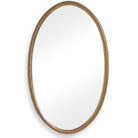 Ellis Beaded Brass Oval Mirror by Uttermost
