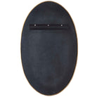 Ellis Beaded Brass Oval Mirror by Uttermost