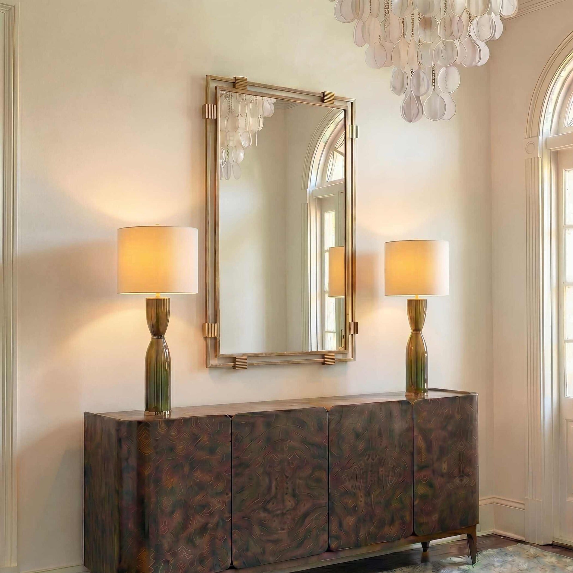 Elsher Vintage Gold Mirror by Uttermost