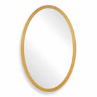 Elstree Antique Brass Oval Mirror by Uttermost