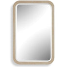 Emari Warm Grey Rectangular Mirror by Uttermost