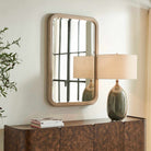 Emari Warm Grey Rectangular Mirror by Uttermost