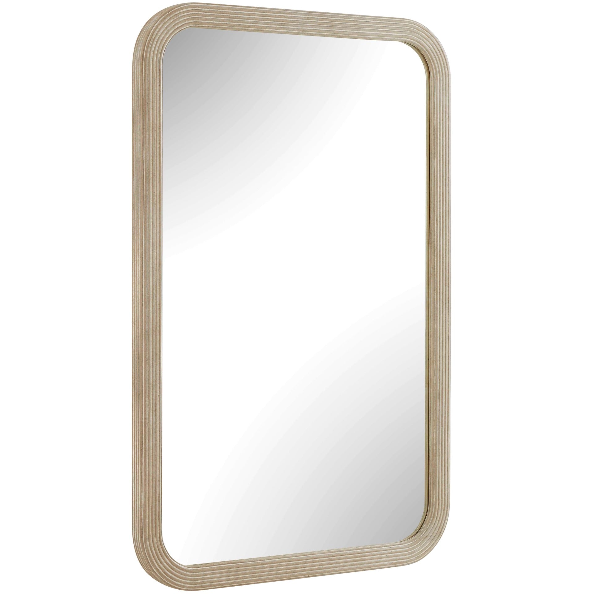 Emari Warm Grey Rectangular Mirror by Uttermost