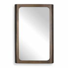 Fischer Curved Edge Gold Bronze Mirror by Uttermost