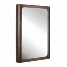 Fischer Curved Edge Gold Bronze Mirror by Uttermost