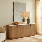 Fracture Segmented Panel Rectangular Mirror by Uttermost
