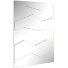 Fracture Segmented Panel Rectangular Mirror by Uttermost
