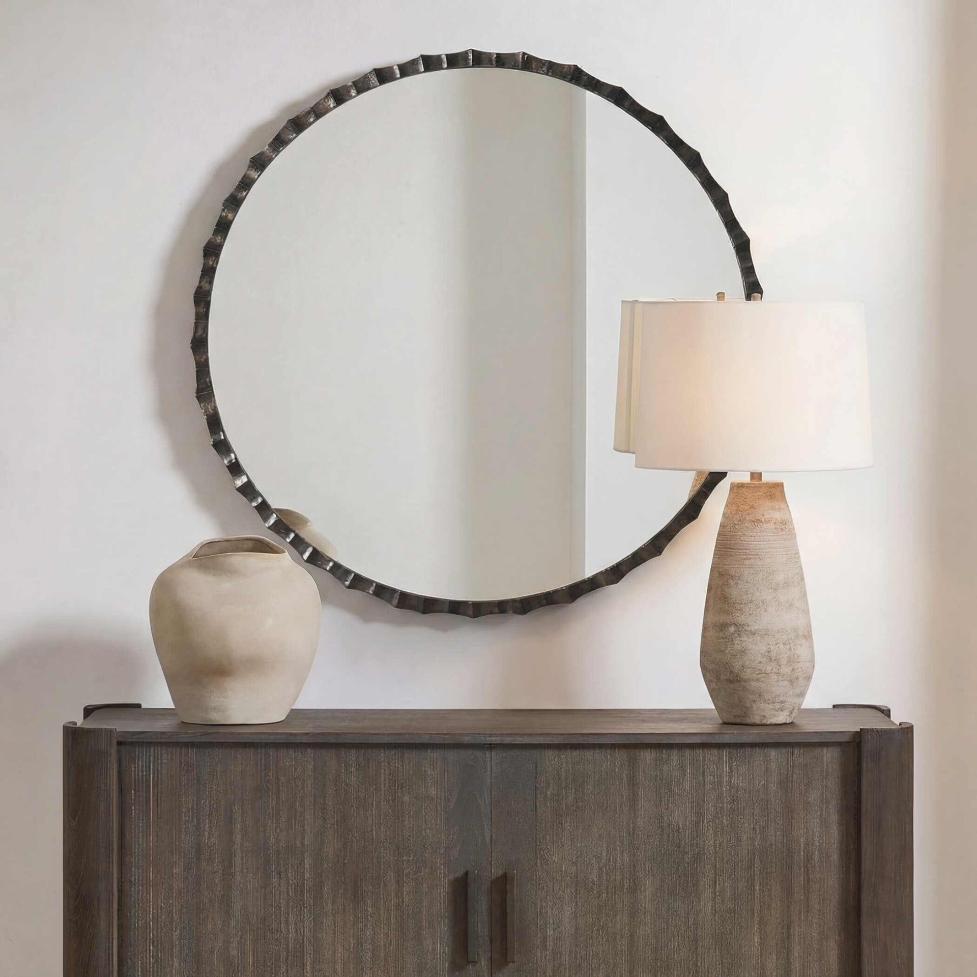 Grander Round Mirror by Uttermost