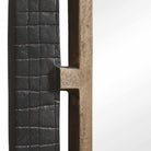 Guerra Walnut & Brass Mirror by Uttermost