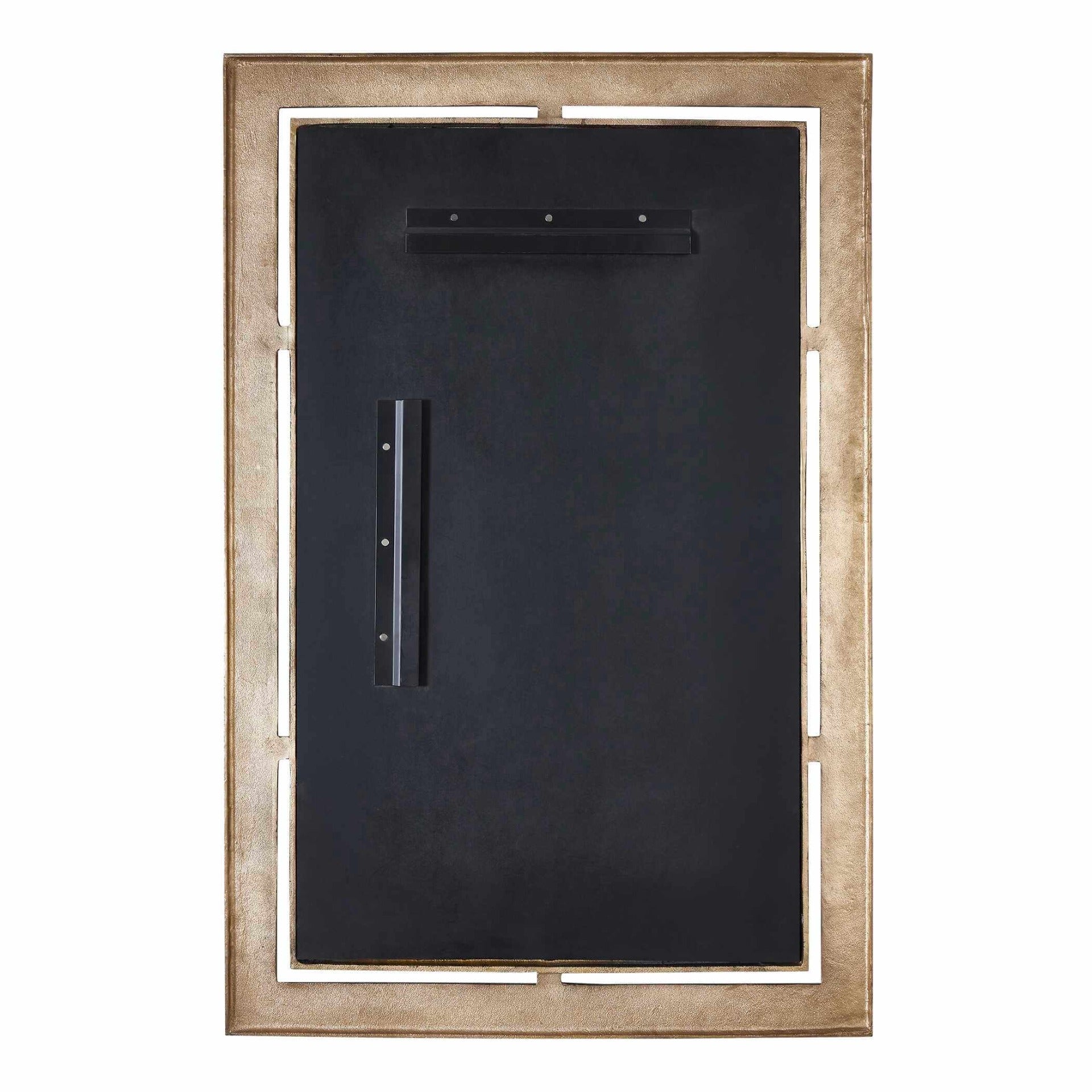 Guerra Walnut & Brass Mirror by Uttermost