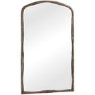 Hammered Antique Nickel Arch Mirror by Uttermost