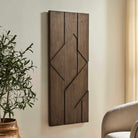 Hanoi Geometric Wood Wall Panel by Uttermost