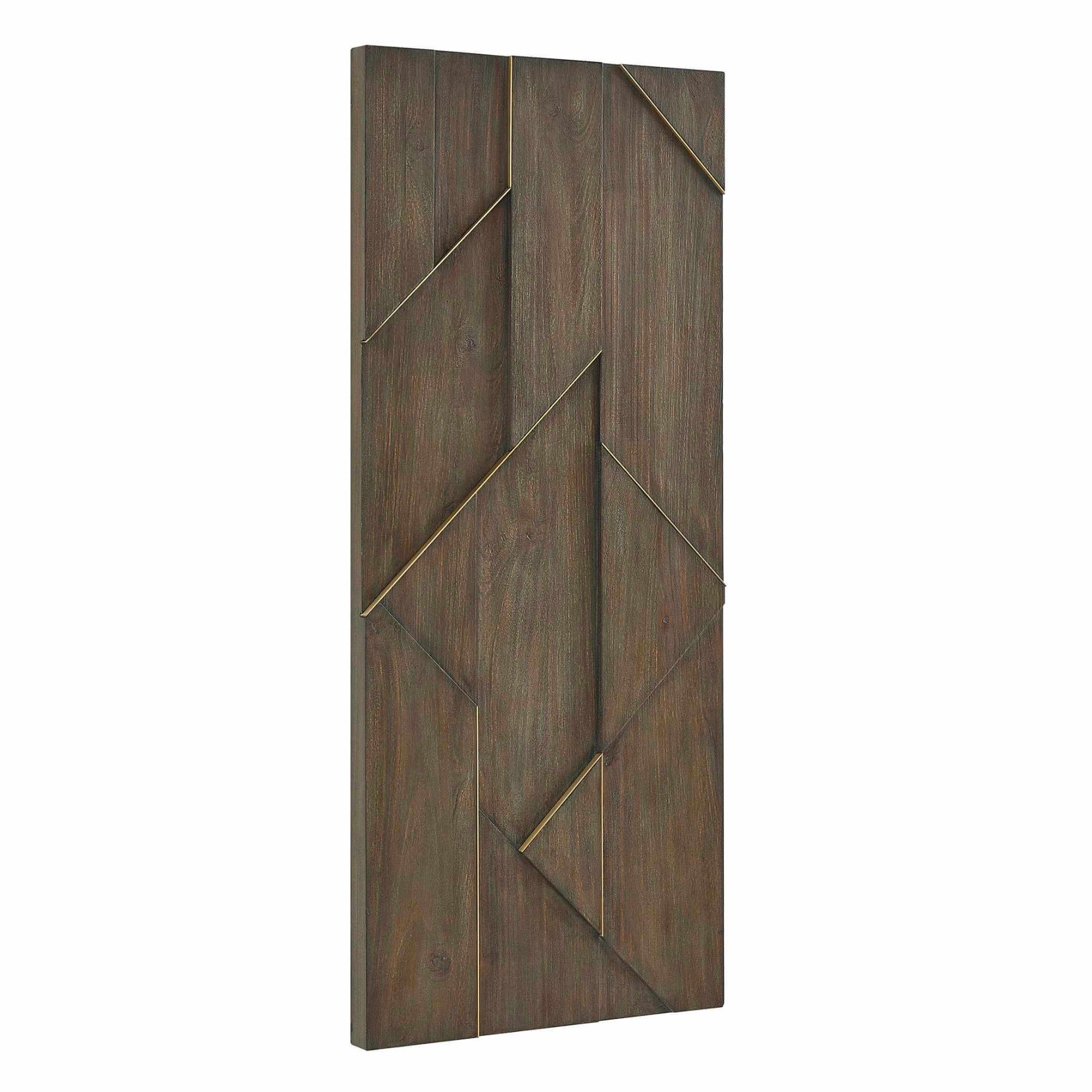 Hanoi Geometric Wood Wall Panel by Uttermost