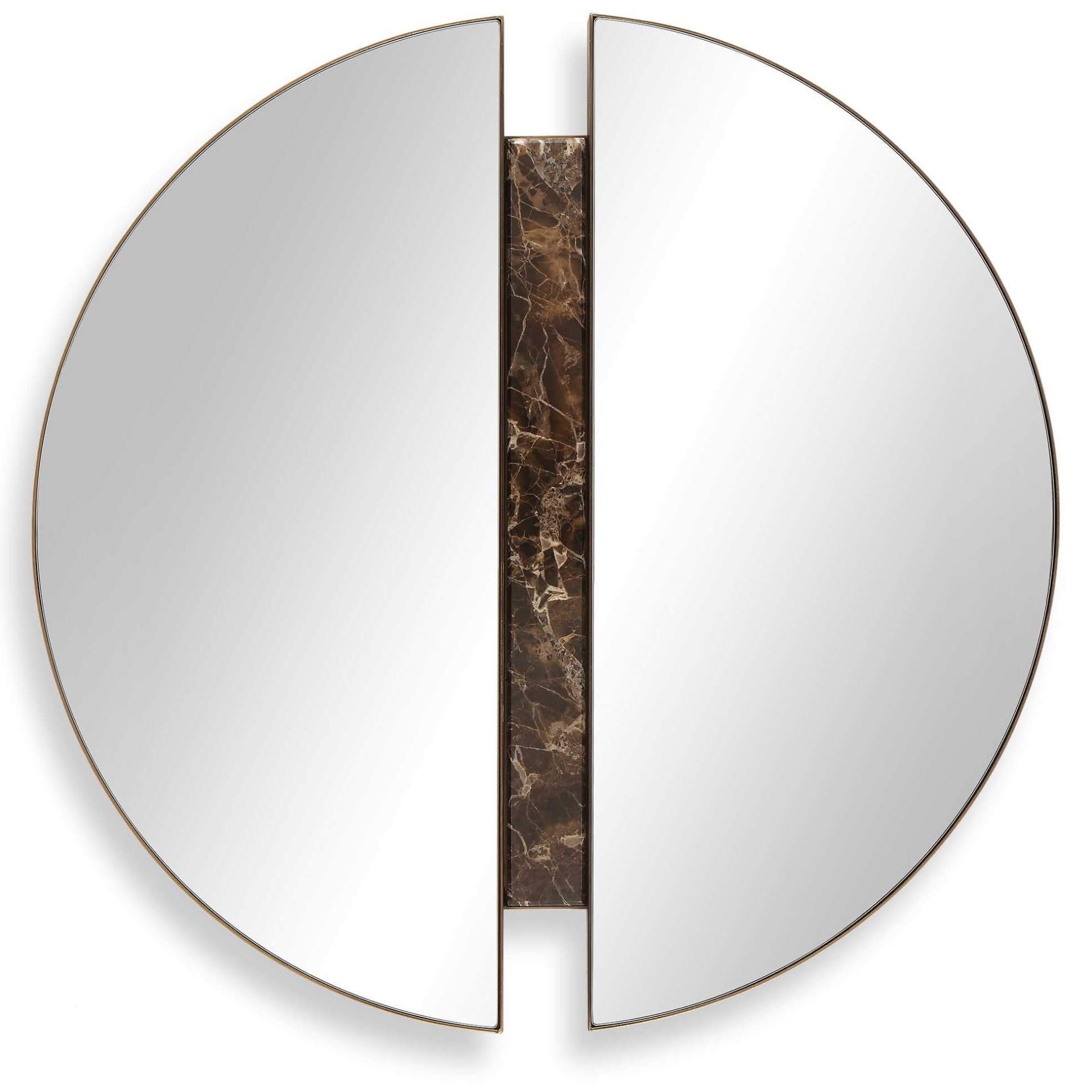 Hanover Divided Round Mirror by Uttermost