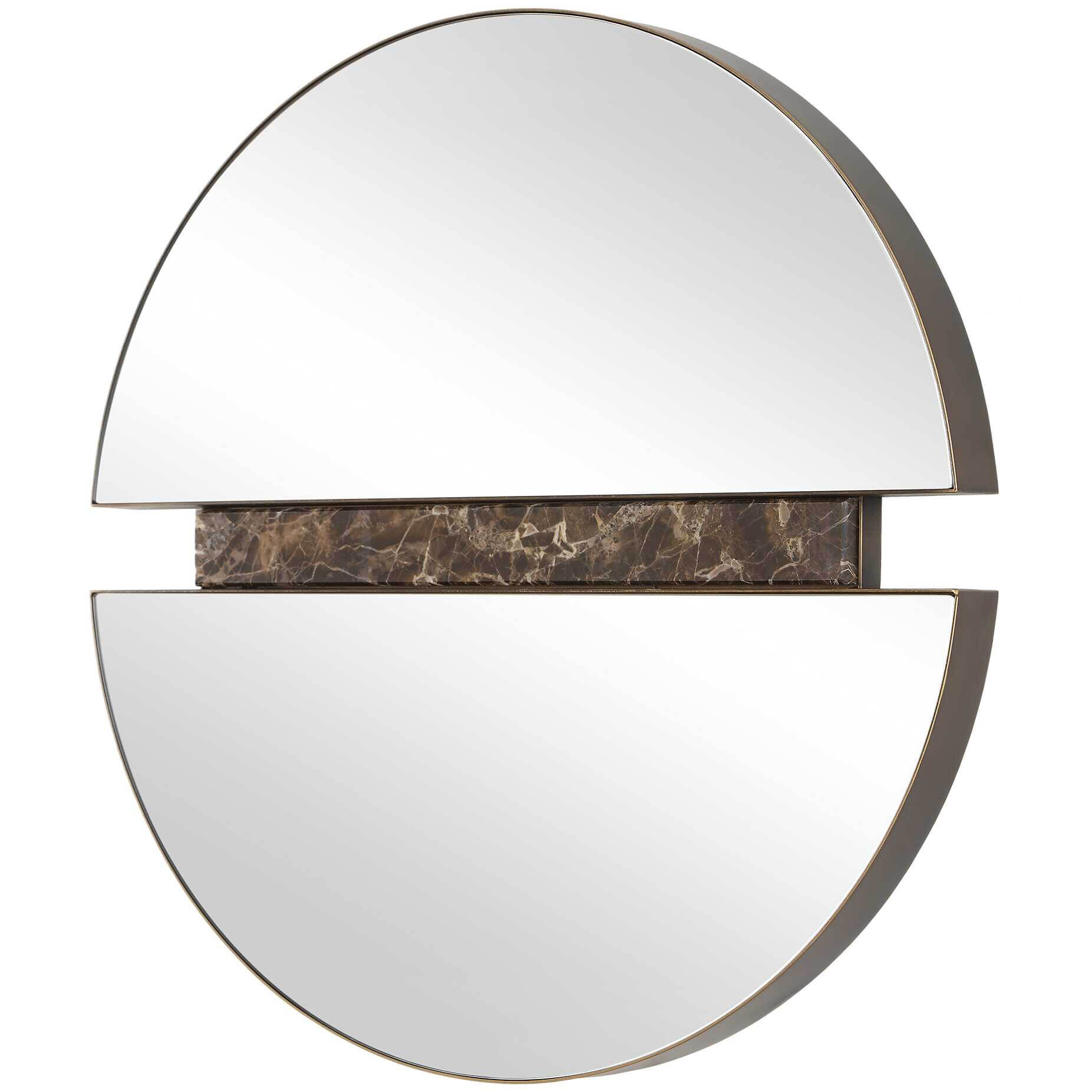 Hanover Divided Round Mirror by Uttermost