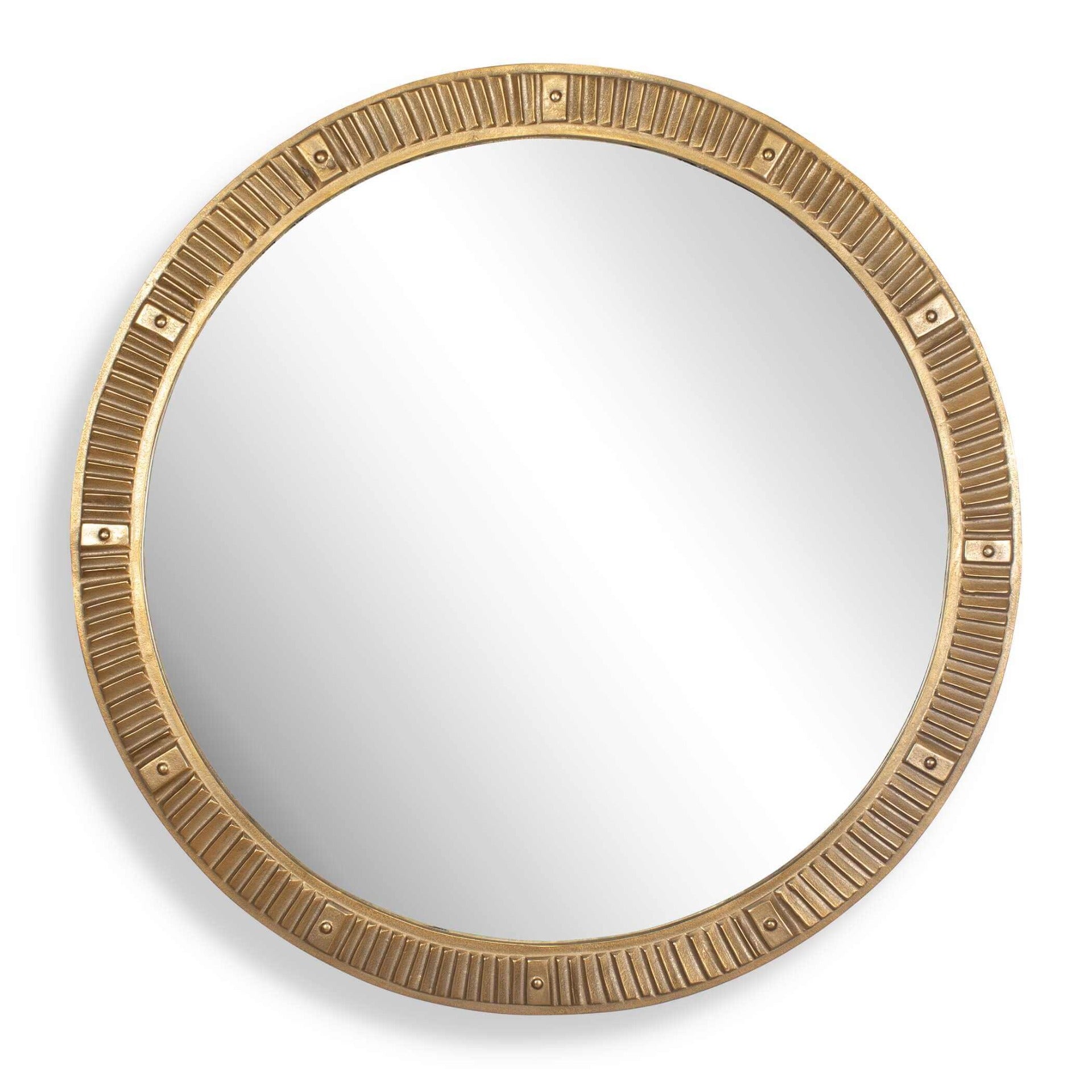 Heart Of Gold Round Mirror by Uttermost