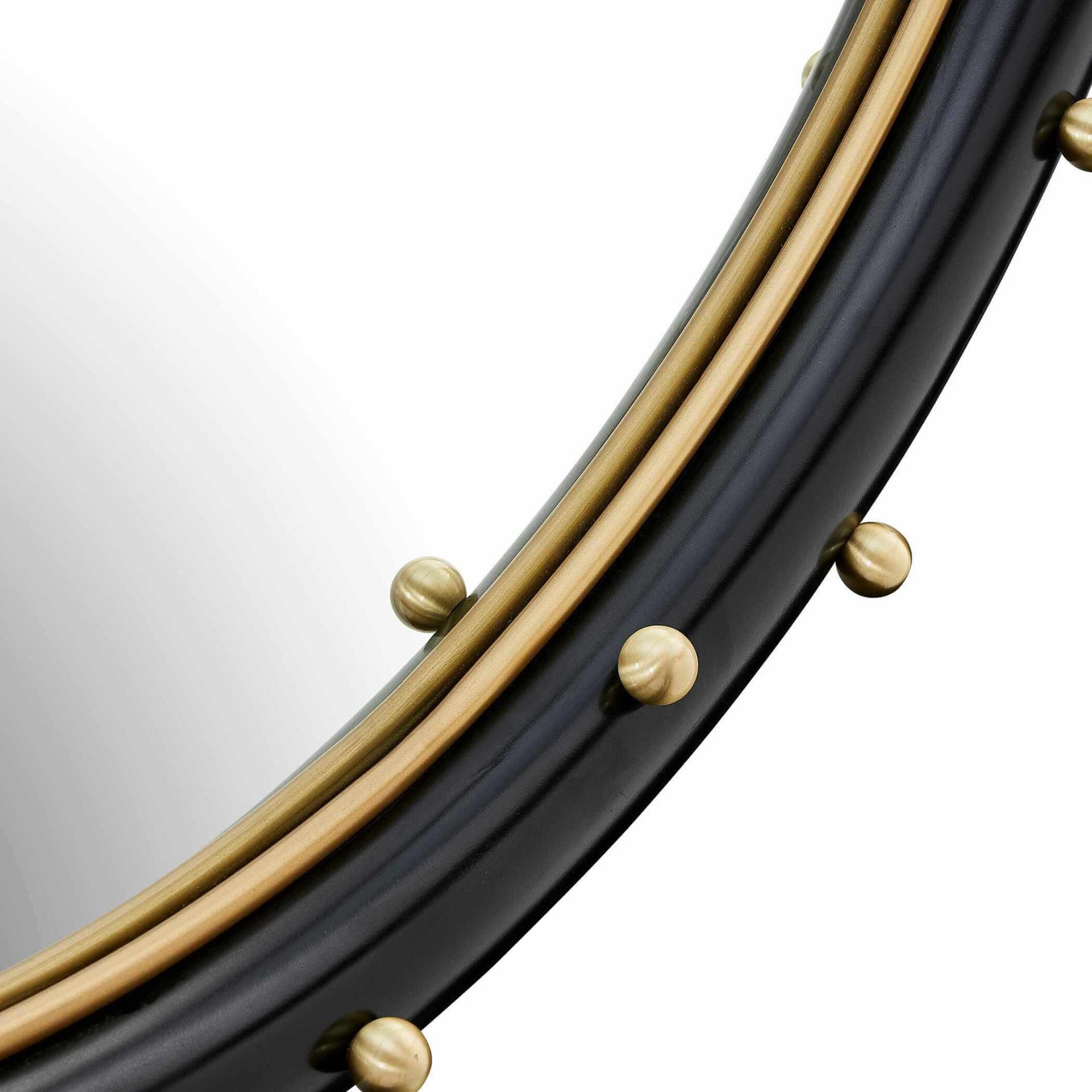 Helia Brass Round Mirror by Uttermost