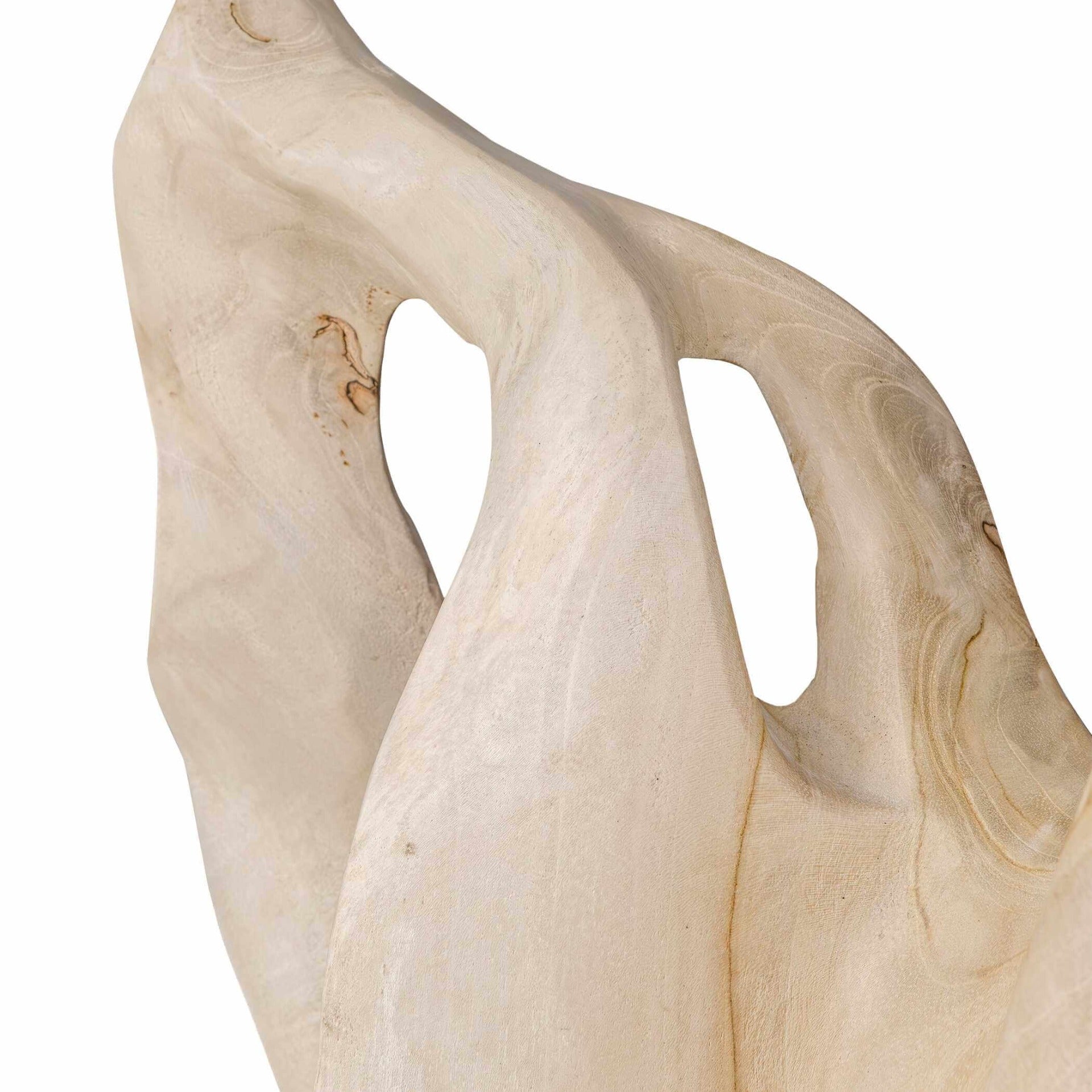 Hollow Form Indoor-Outdoor Teak Sculpture by Uttermost