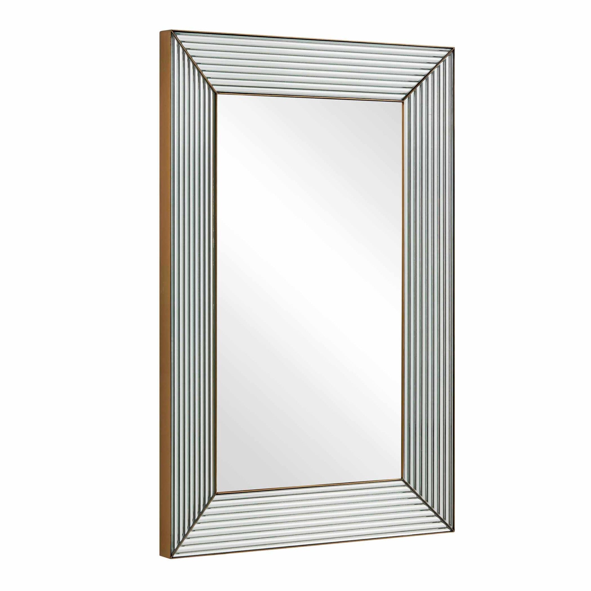 Illuminate Antique Brass Mirror by Uttermost