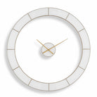 Ivory Halo Minimalist Wall Clock by Uttermost