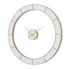 Ivory Halo Minimalist Wall Clock by Uttermost