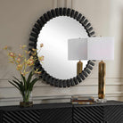Jael Round Iron Bands Mirror by Uttermost