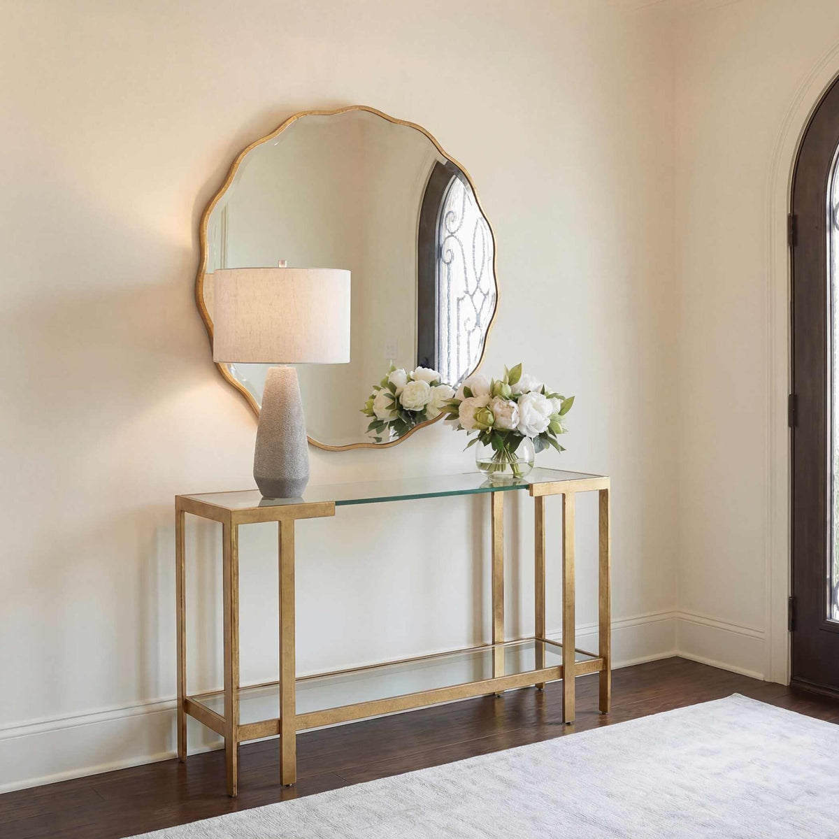 Kendrick Glass Console Table by Uttermost