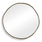 Lowen Round Brass Mirror by Uttermost