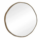 Lowen Round Brass Mirror by Uttermost