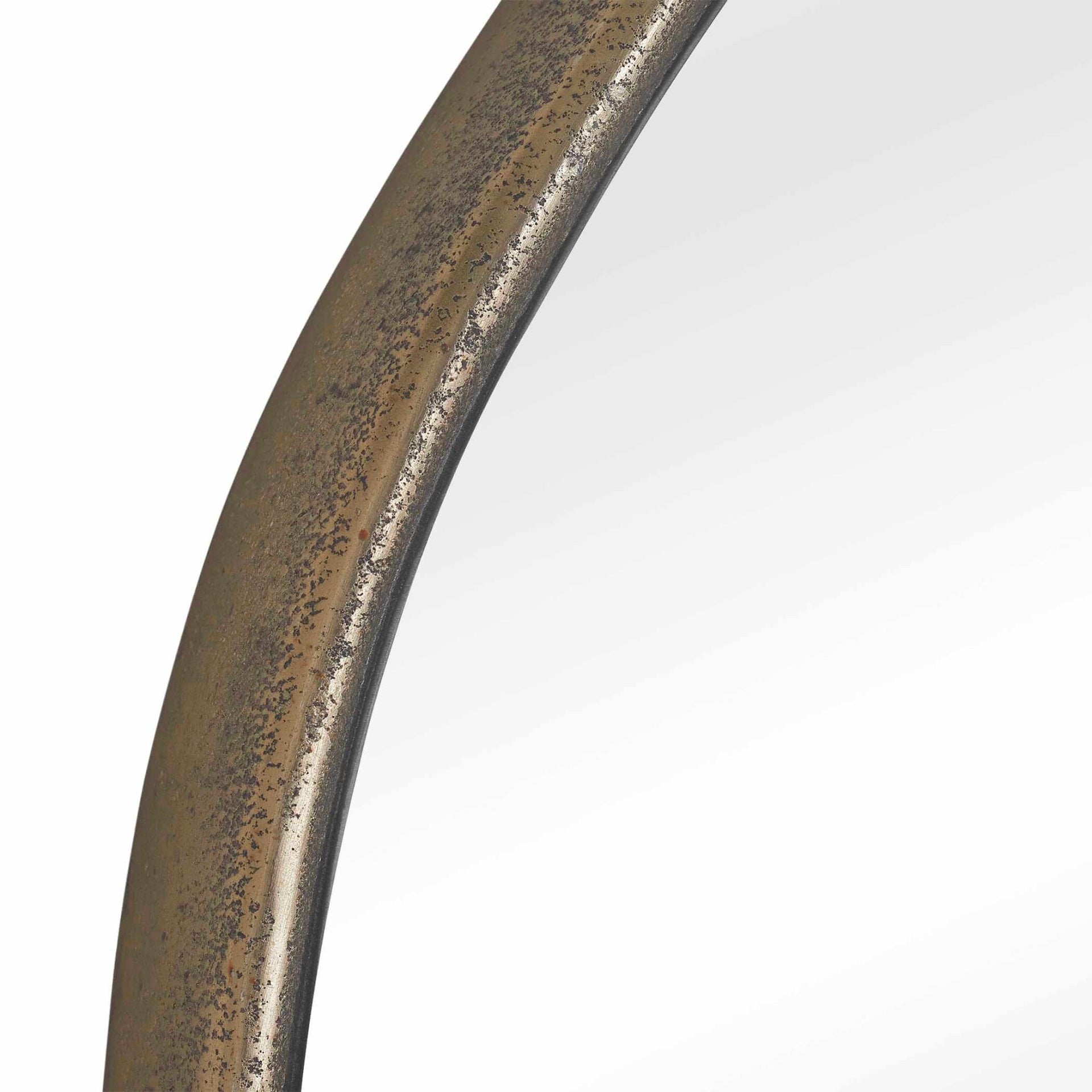 Lowen Round Brass Mirror by Uttermost