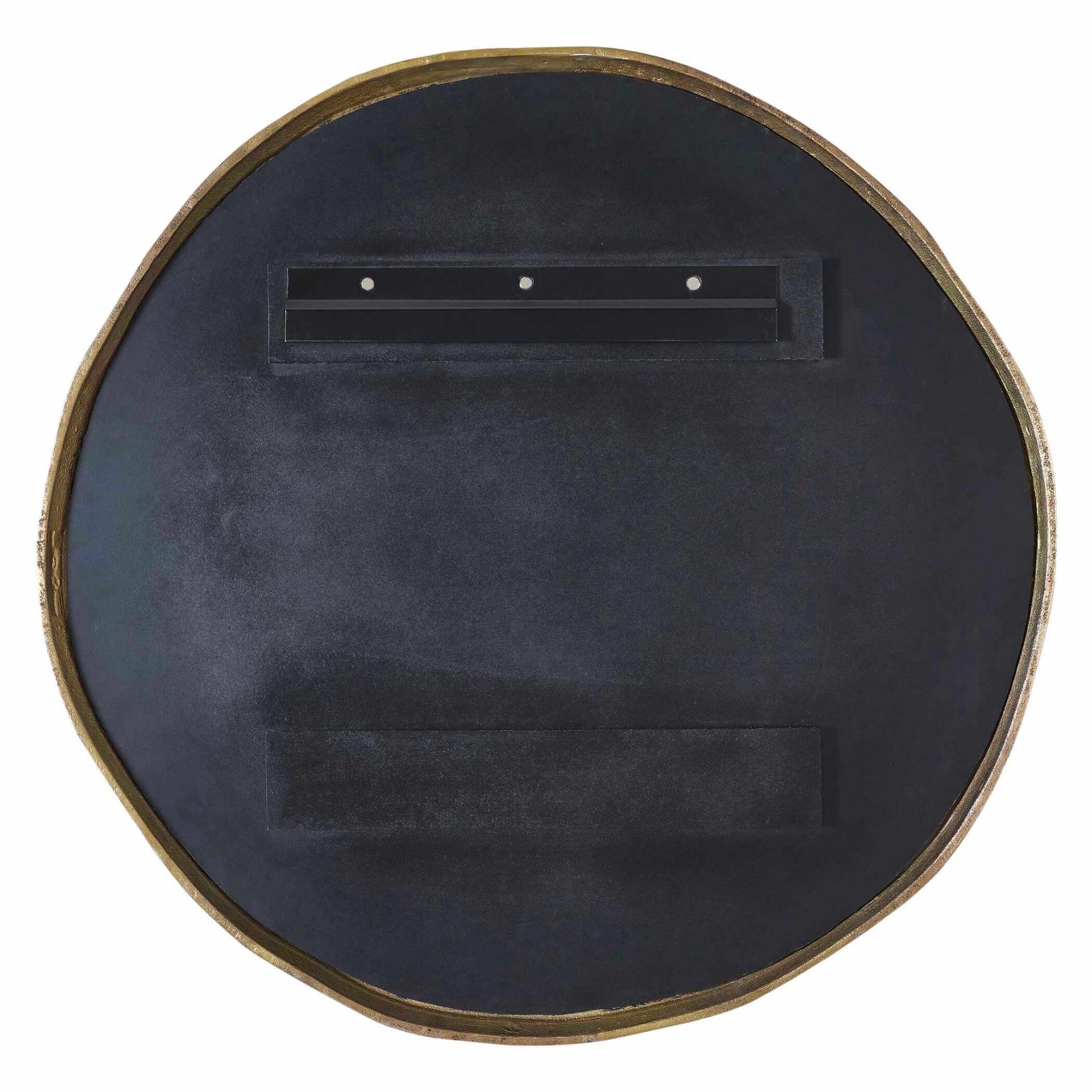 Lowen Round Brass Mirror by Uttermost