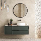 Lowen Round Bronze Mirror by Uttermost