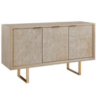 Maeva 3 Door Light Wood Cabinet by Uttermost