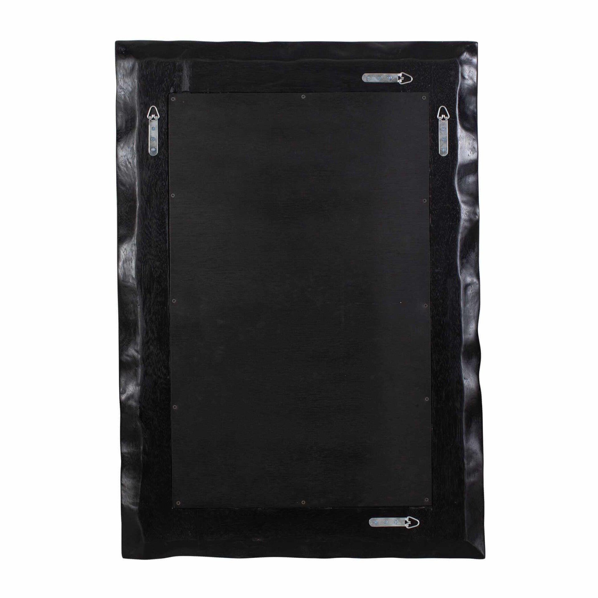 Malosi Black Carved Mirror by Uttermost