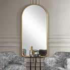 Marvell Gold Arch Mirror by Uttermost