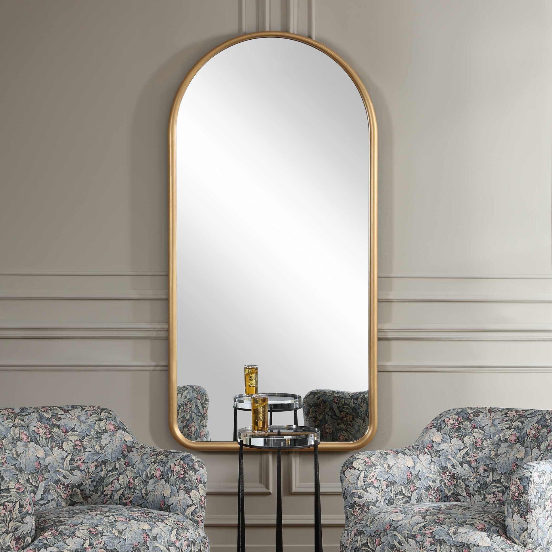 Marvell Gold Arch Mirror by Uttermost