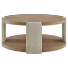 Maulet Round Oak Coffee Table Uttermost