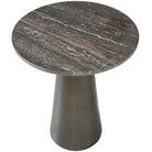 Midsummer Indoor-Outdoor Bronze Round Side Table Uttermost