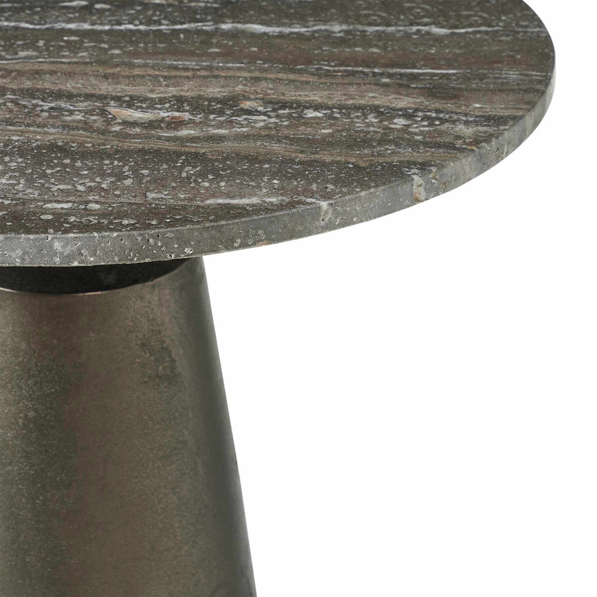 Midsummer Indoor-Outdoor Bronze Round Side Table Uttermost