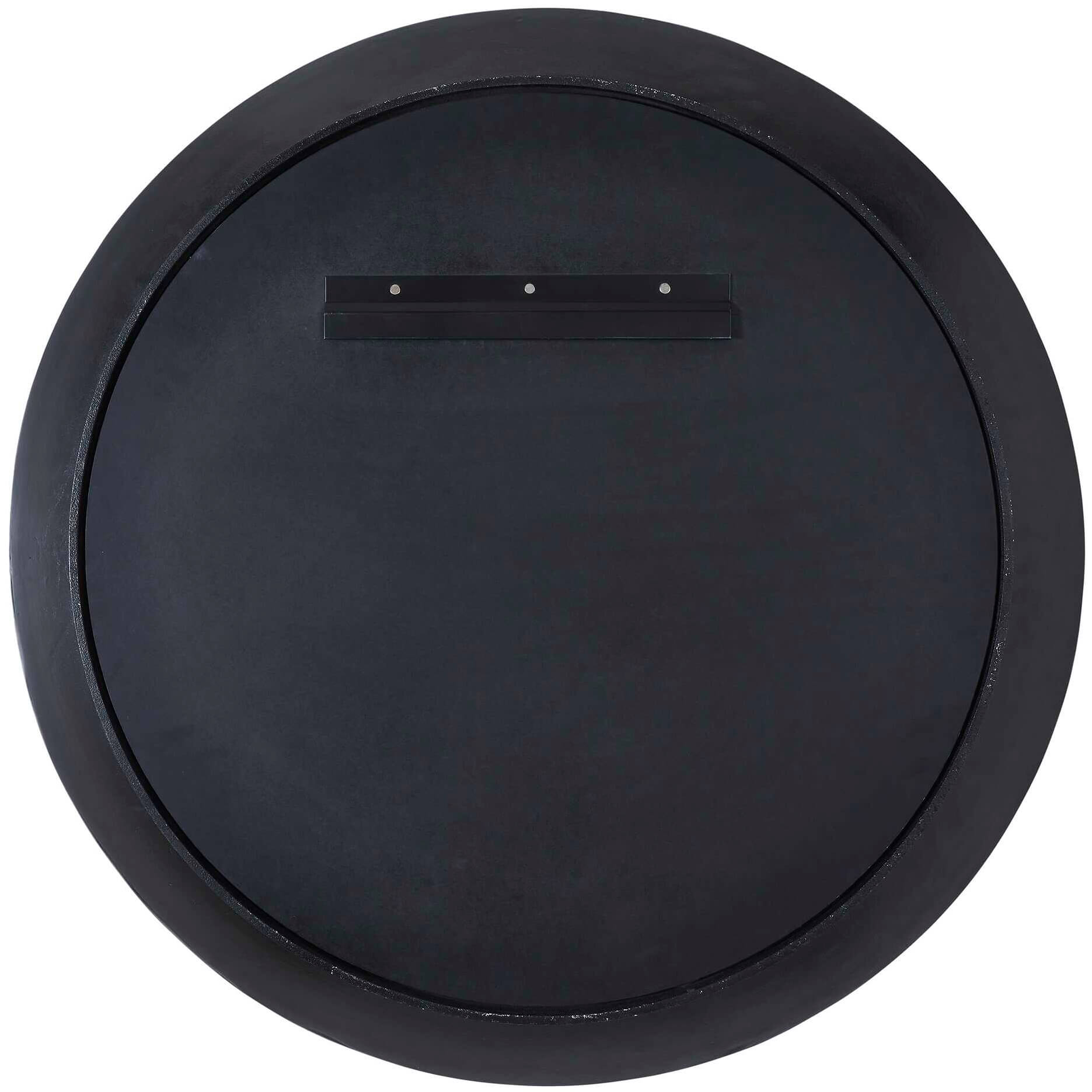 Montgomery Round Black Mirror by Uttermost