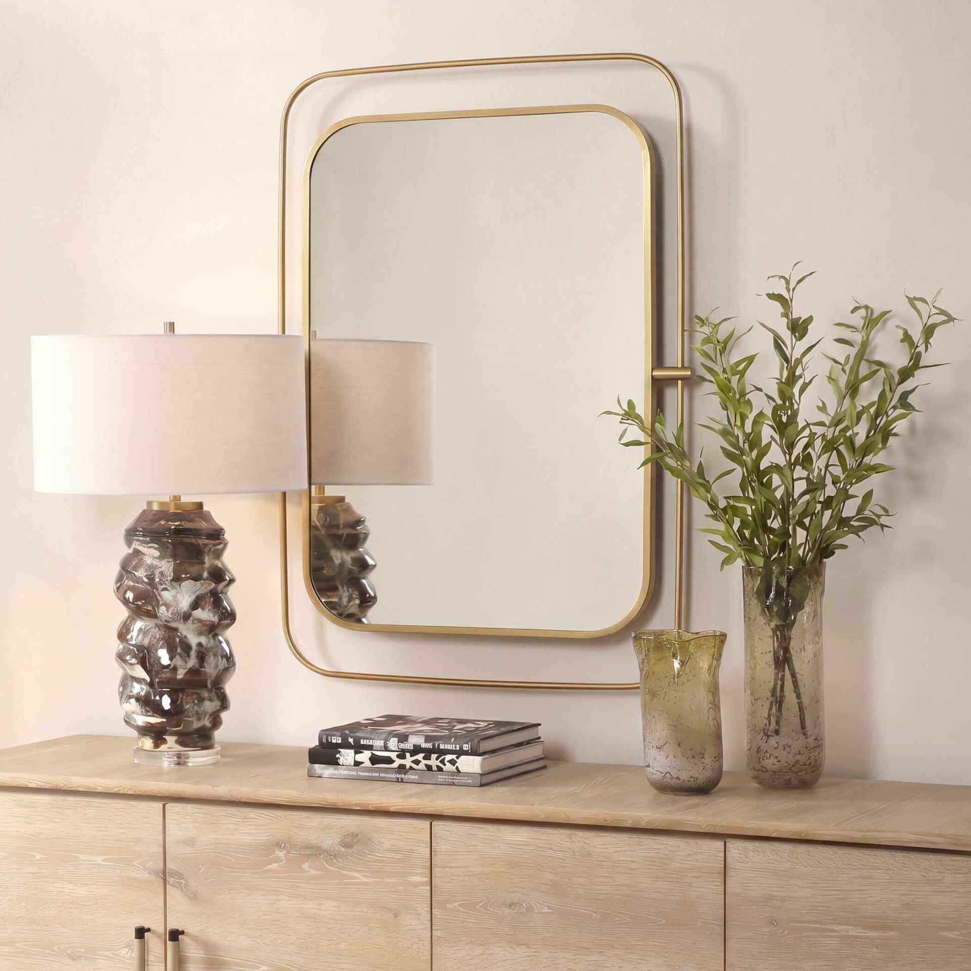 Moreni Brass Mirror by Uttermost