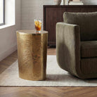 Morroni Brass Side Table by Uttermost